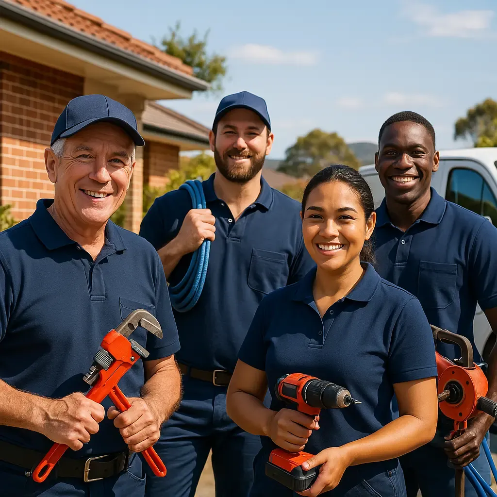 Wizard Plumbing team photo